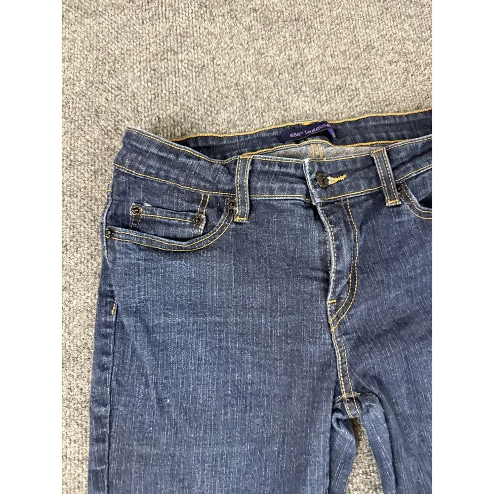 Levi's 535 Legging Jeans Women's Size 11 Short Dark Wash Stretch Mid Rise Denim